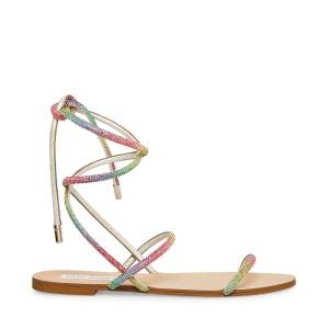 Sandały Damskie Steve Madden Twirl-r Rainbow Kolorowe | SM-148JK