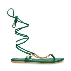 Sandały Damskie Steve Madden Tyra Zielone | SM-173MF