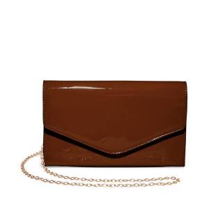 Torby Przez Ramię Damskie Steve Madden Bworldly Cognac Ciemny Brązowe | SM-741MR