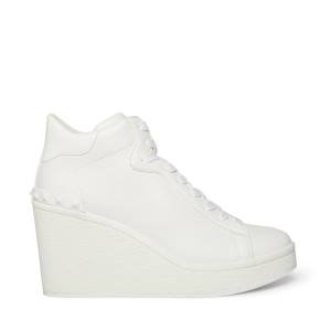 Trampki Damskie Steve Madden Brix Białe | SM-619UL